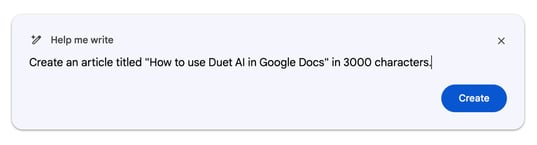 【2024年最新版】Duet AI in Google ドキュメント を使ってみた